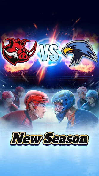 Superstar Hockey (уперстар Хоккей)  [МОД Unlimited Money] Screenshot 1