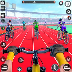 Скачать взломанную BMX Cycle Race 3d Cycle Games (гонка на велосипедах 3D игры на велосипеде)  [МОД Много монет] - полная версия apk на Андроид