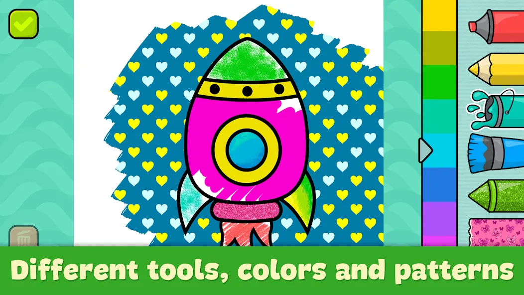 Coloring Book - Games for Kids  [МОД Много монет] Screenshot 2