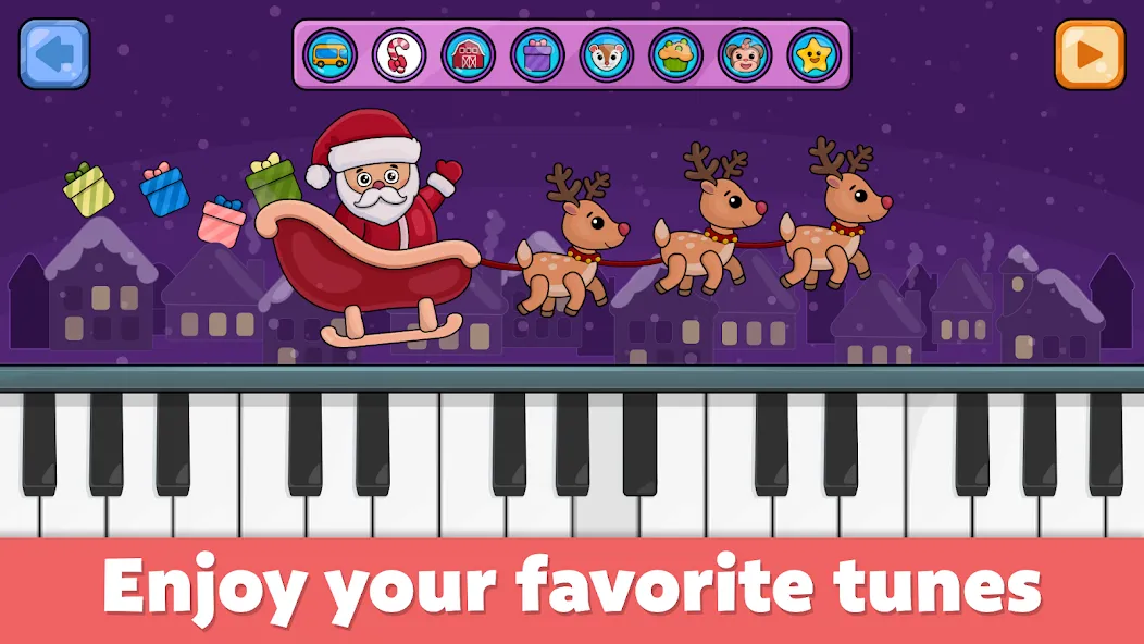 Baby Piano: Kids Music Games  [МОД Бесконечные деньги] Screenshot 1