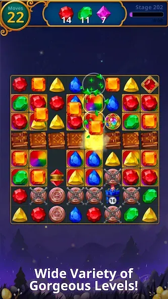 Jewels Magic: Mystery Match3 (Джуэлс Мэджик)  [МОД Меню] Screenshot 5