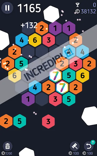 Make7! Hexa Puzzle  [МОД Много денег] Screenshot 4