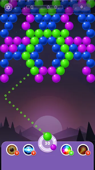 Bubble Shooter Rainbow  [МОД Все открыто] Screenshot 4