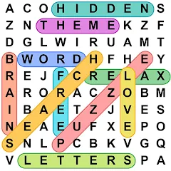 Взлом Word Search - Word Puzzle Game  [МОД Unlocked] - стабильная версия apk на Андроид