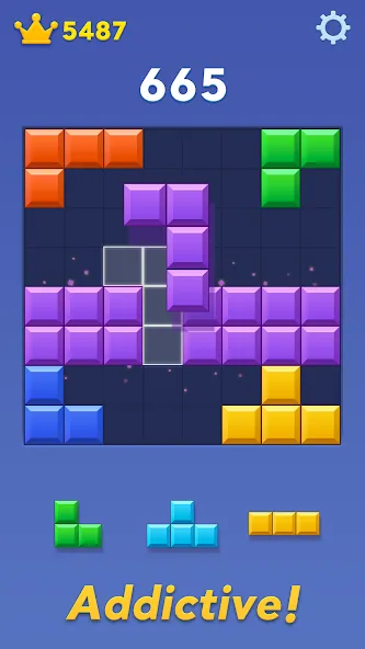 Block Blast! (Блок Бласт)  [МОД Бесконечные монеты] Screenshot 3