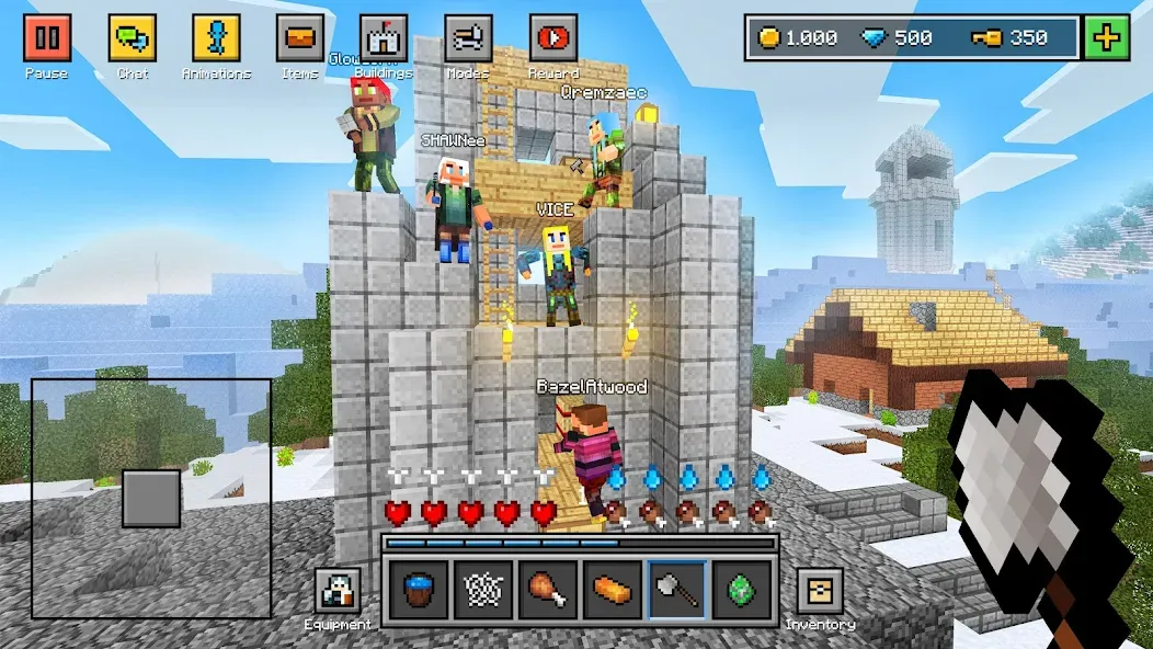 Block World 3D: Craft & Build  [МОД Unlimited Money] Screenshot 3