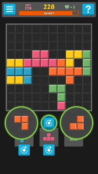 Block Buster - Hex and Square  [МОД Меню] Screenshot 3