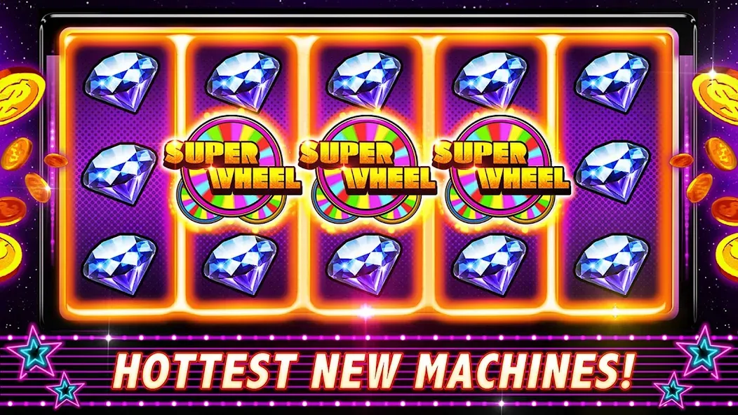 Super Win Slots - Vintage Slot (упер Вин Слотс)  [МОД Unlimited Money] Screenshot 2