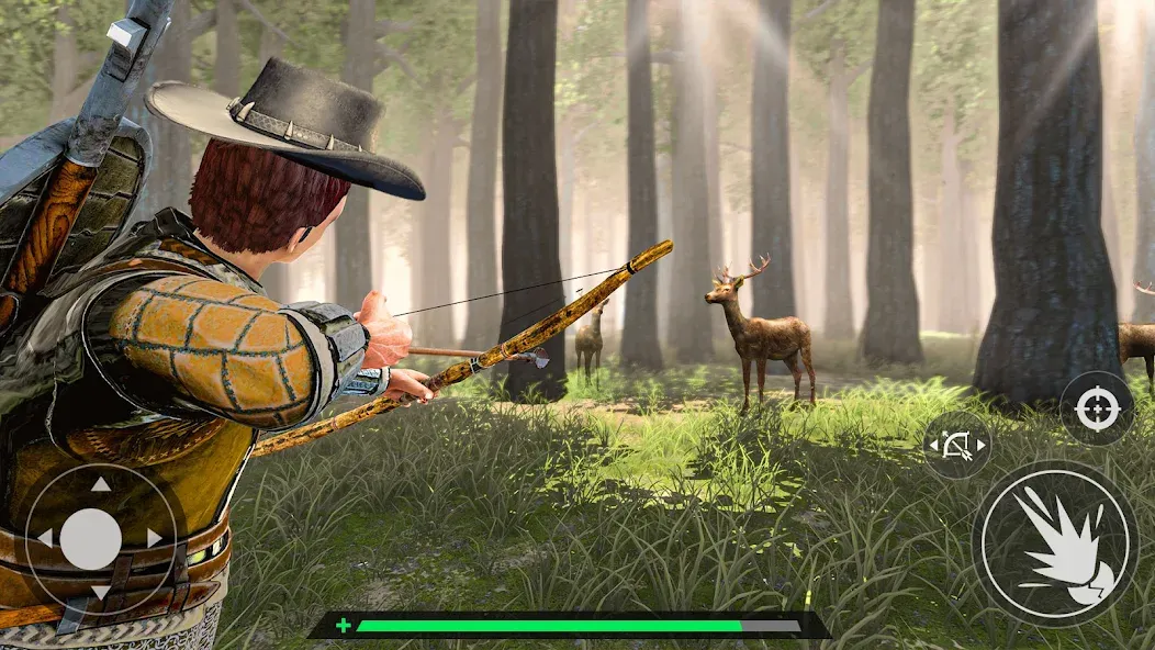 Animal Archery Hunting Games  [МОД Бесконечные деньги] Screenshot 1