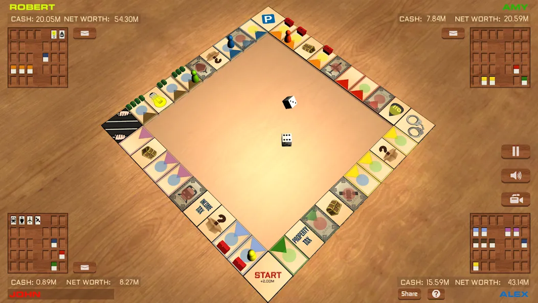 Businessman ONLINE board game (Бизнесмен онлайн настольная игра)  [МОД Все открыто] Screenshot 1