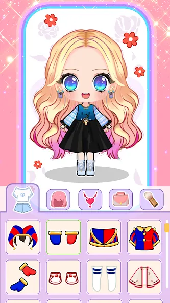 Doll Dress Up: Makeup Games (Долл Дресс Ап)  [МОД Бесконечные монеты] Screenshot 1