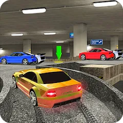 Скачать взломанную Street Car Parking: Car Games  [МОД Mega Pack] - стабильная версия apk на Андроид