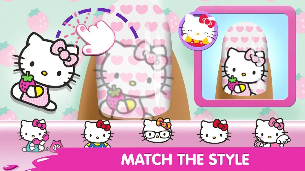 Hello Kitty Nail Salon  [МОД Много денег] Screenshot 3