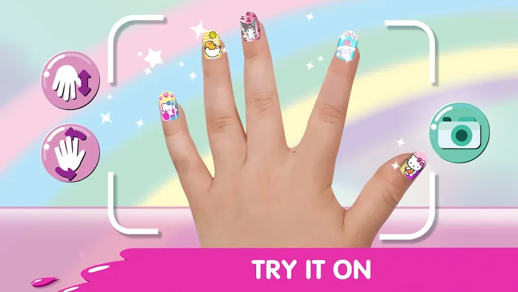 Hello Kitty Nail Salon  [МОД Много денег] Screenshot 4