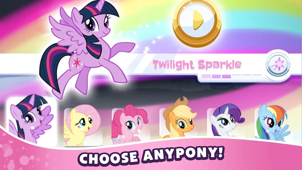 My Little Pony Rainbow Runners (Май Литл Пони)  [МОД Menu] Screenshot 1