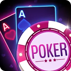 Скачать взломанную Poker Texas Holdem (Покер Техасский Холдем)  [МОД Mega Pack] - стабильная версия apk на Андроид