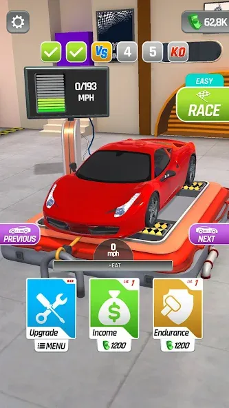 Dyno Racing (Дино Рейсинг)  [МОД Unlimited Money] Screenshot 1