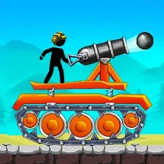 Скачать взлом The Tank: Stick pocket hill (Зе Тенк)  [МОД Mega Pack] - последняя версия apk на Андроид