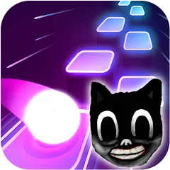 Скачать взлом Cartoon cat - Hop tiles rush (Картун кэт)  [МОД Бесконечные деньги] - стабильная версия apk на Андроид