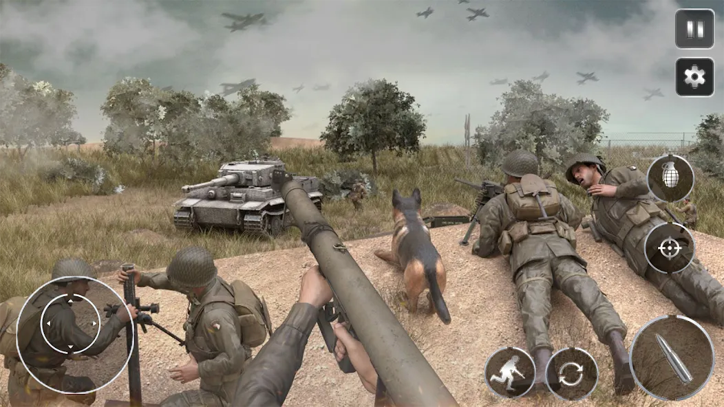 Call Of Courage : WW2 Shooting  [МОД Бесконечные деньги] Screenshot 3