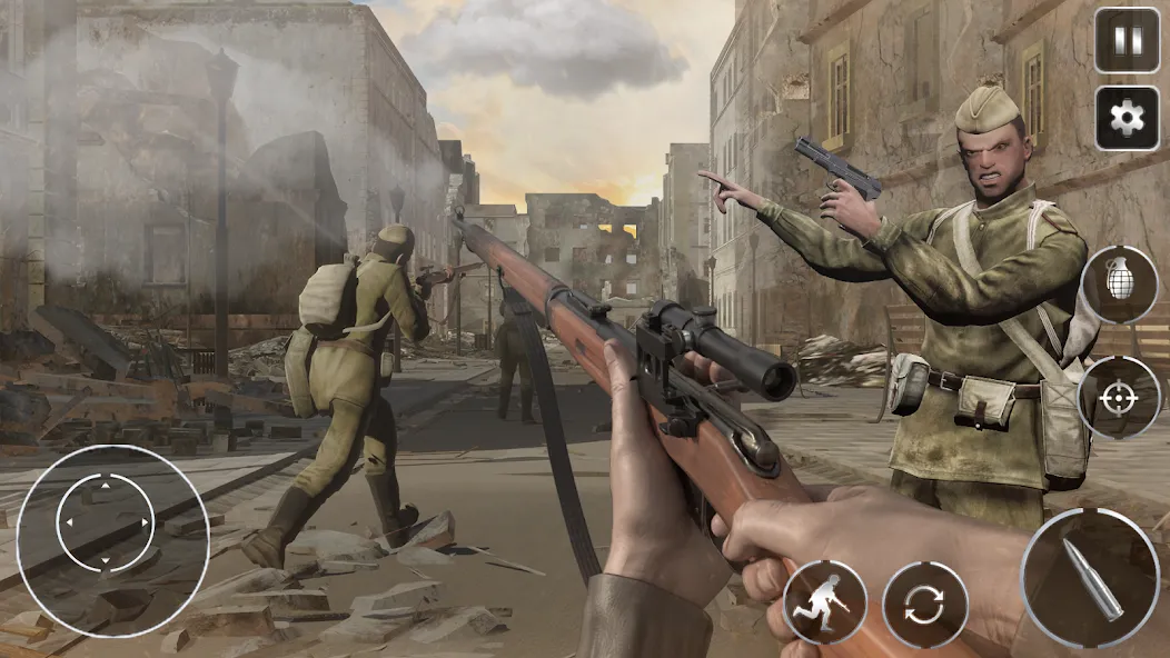 Call Of Courage : WW2 Shooting  [МОД Бесконечные деньги] Screenshot 5