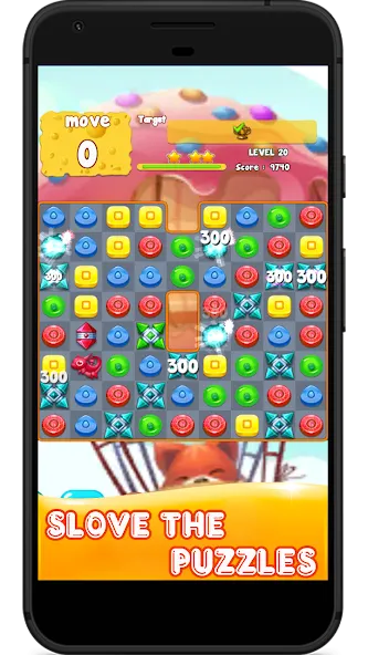 Candy 2024-Candy Match 3 Game (Кэнди 2023)  [МОД Бесконечные монеты] Screenshot 3