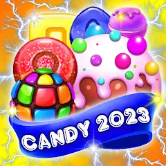 Взломанная Candy 2024-Candy Match 3 Game (Кэнди 2023)  [МОД Бесконечные монеты] - стабильная версия apk на Андроид