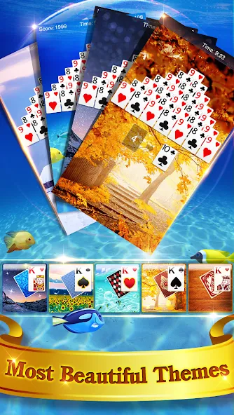 FreeCell Solitaire  [МОД Много монет] Screenshot 4