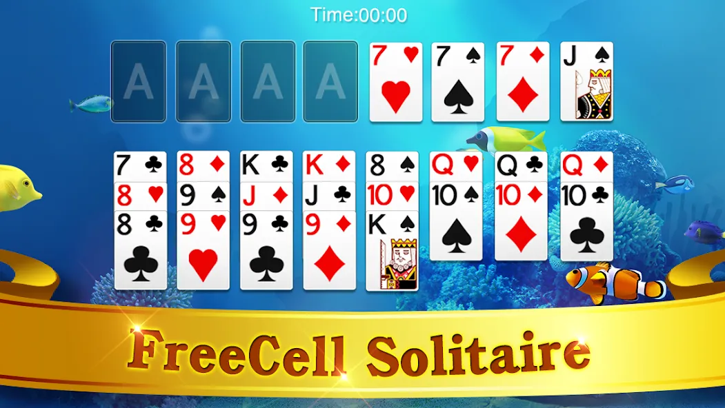 FreeCell Solitaire  [МОД Много монет] Screenshot 5