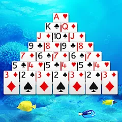 Взлом Pyramid Solitaire  [МОД Много монет] - стабильная версия apk на Андроид