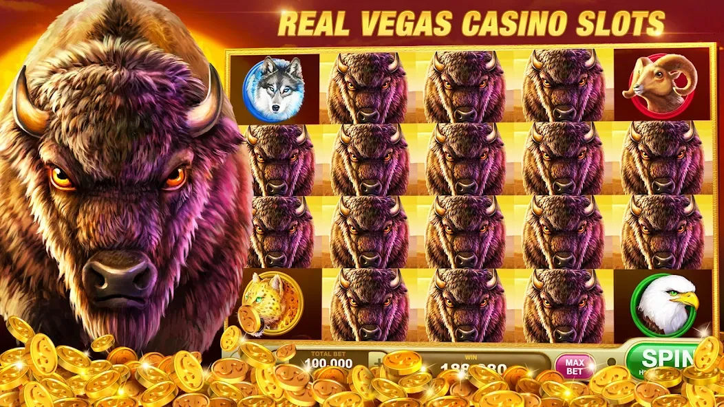 Slots Rush: Vegas Casino Slots (Слотс Раш)  [МОД Бесконечные монеты] Screenshot 3