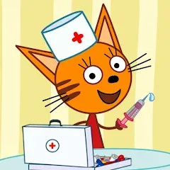 Скачать взломанную Kid-E-Cats: Animal hospital  [МОД Меню] - стабильная версия apk на Андроид