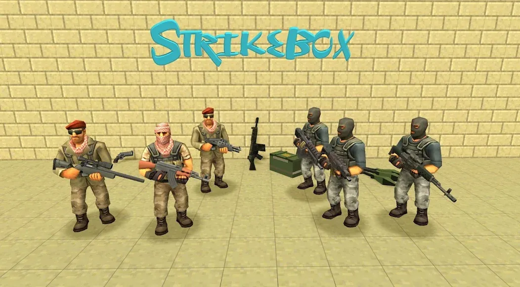 StrikeBox: Sandbox&Shooter (Страйкбокс)  [МОД Много денег] Screenshot 4