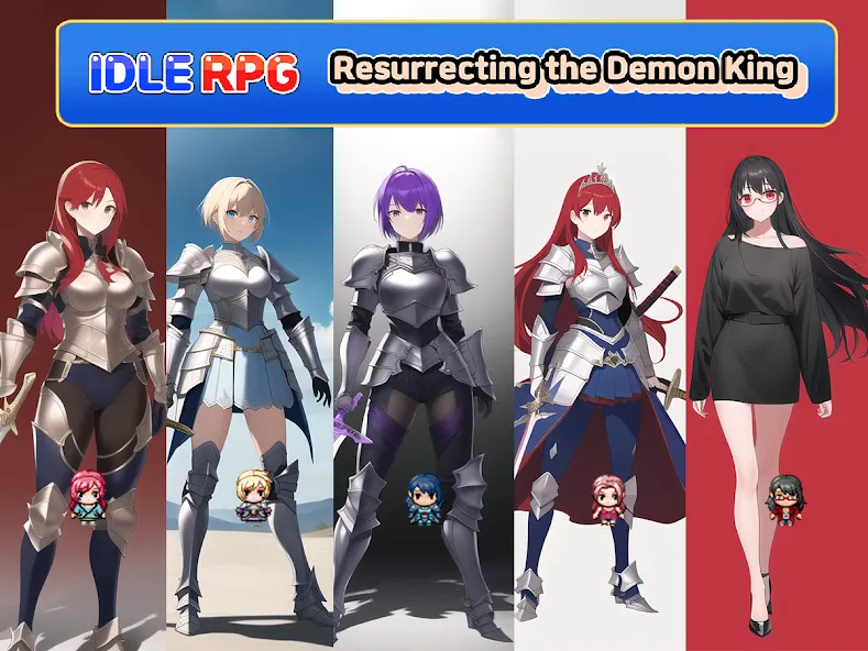 Idle RPG : Reviving Demon King (Айдл РПГ)  [МОД Mega Pack] Screenshot 1