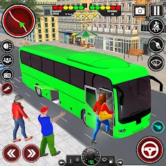 Взломанная City Bus Simulator 3D Bus Game (Симулятор городского автобуса 3D  игра   )  [МОД Меню] - стабильная версия apk на Андроид