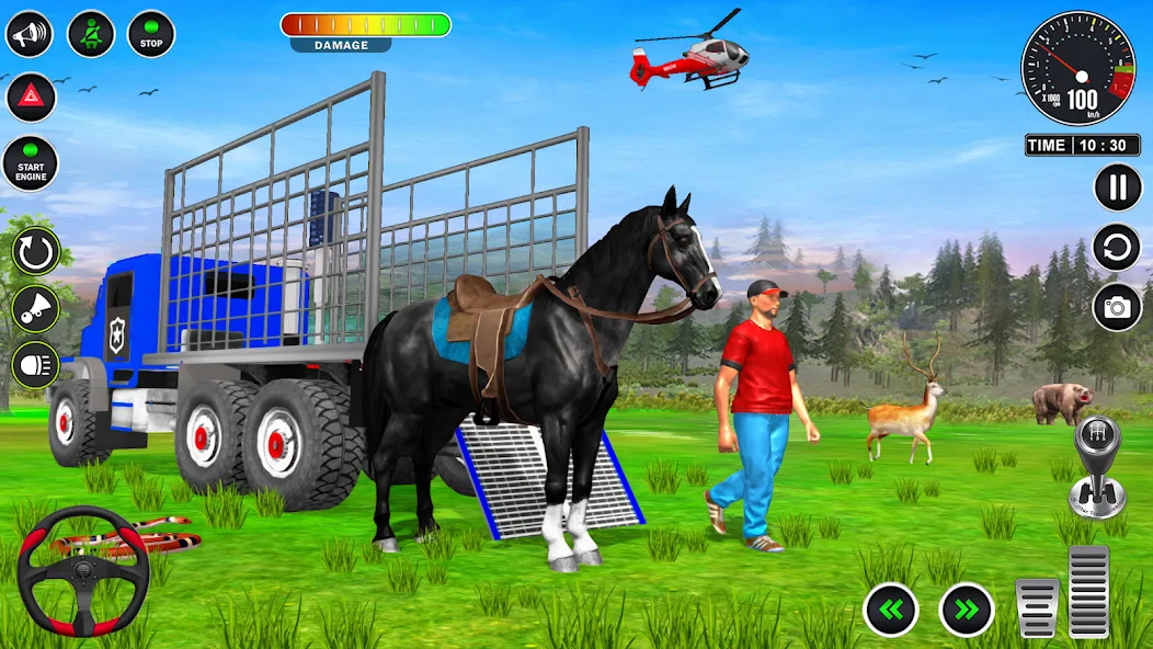 Animal Transport Truck Game 3D (Игра Грузовик для перевозки животных)  [МОД Mega Pack] Screenshot 5