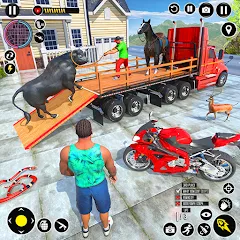 Взлом Animal Transport Truck Game 3D (Игра Грузовик для перевозки животных)  [МОД Mega Pack] - последняя версия apk на Андроид