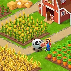 Скачать взлом Farm City: Farming & Building (Фарм Сити)  [МОД Много монет] - последняя версия apk на Андроид