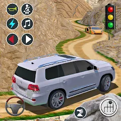 Скачать взлом Mountain Climb 4x4 Car Games (Маунтин Клайм 4х4 игры на машинах)  [МОД Mega Pack] - последняя версия apk на Андроид