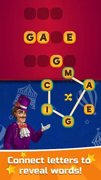 Circus Words: Magic Puzzle  [МОД Menu] Screenshot 3