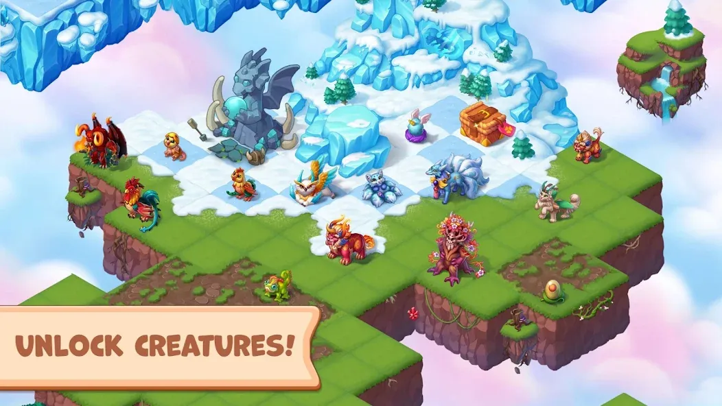 Mergest Kingdom: Merge game  [МОД Бесконечные монеты] Screenshot 3