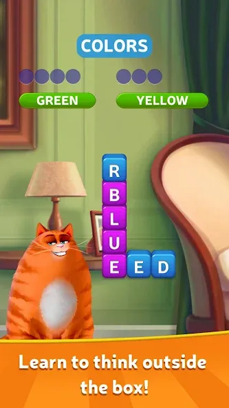 Kitty Scramble: Word Game  [МОД Menu] Screenshot 1