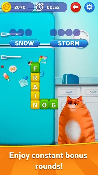 Kitty Scramble: Word Game  [МОД Menu] Screenshot 3