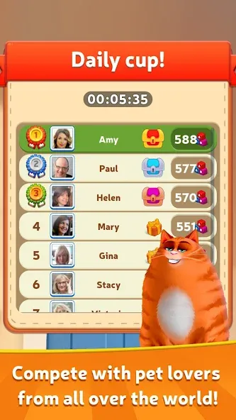 Kitty Scramble: Word Game  [МОД Menu] Screenshot 4