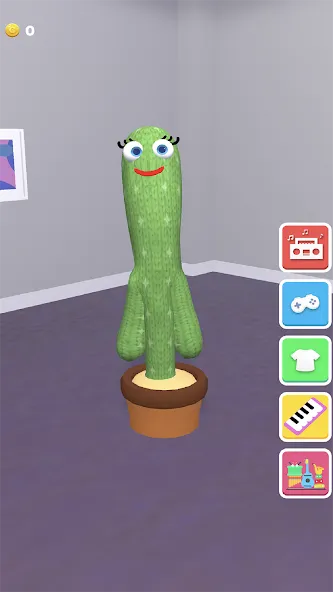 Talking Cactus (Токинг Кактус)  [МОД Unlocked] Screenshot 1