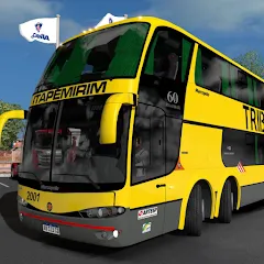 Взломанная Bus Game Traveling Simulator  [МОД Menu] - полная версия apk на Андроид