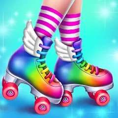 Скачать взломанную Roller Skating Girls  [МОД Много денег] - стабильная версия apk на Андроид