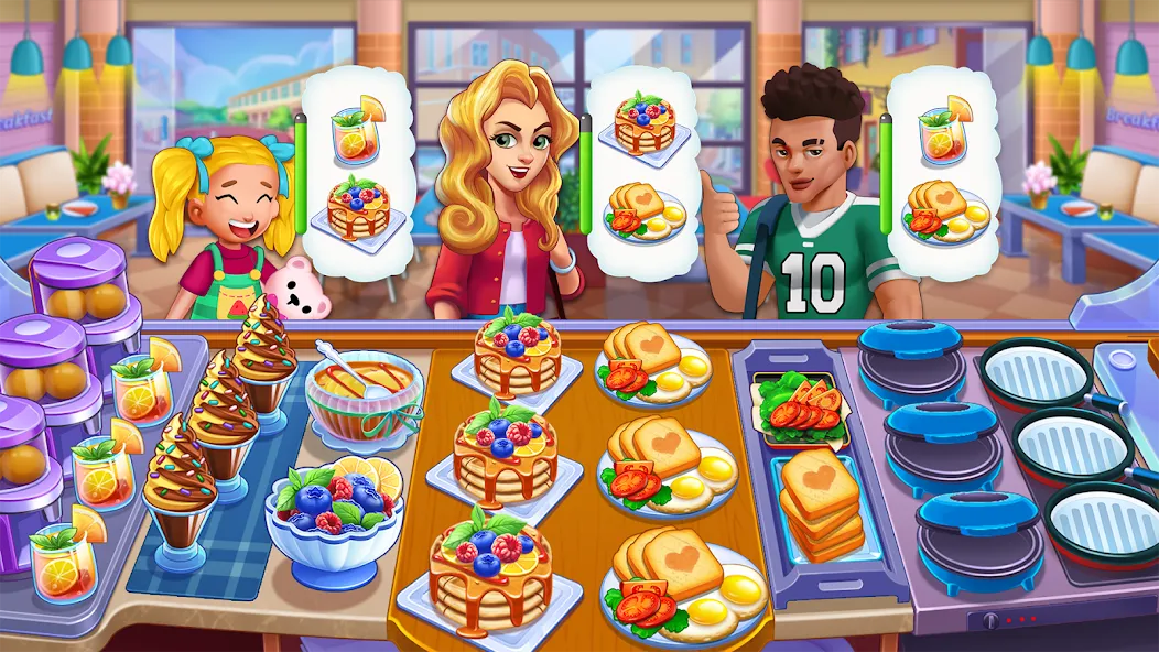 Food Voyage: Fun Cooking Games (Фуд Воядж)  [МОД Бесконечные монеты] Screenshot 3