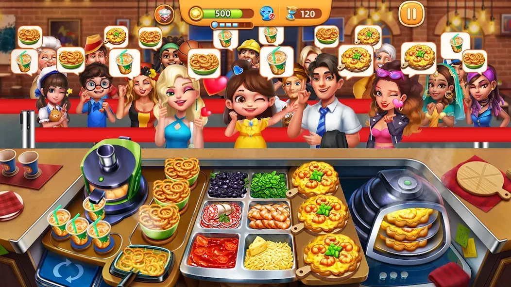 Cooking City - Cooking Games (Кукинг Сити)  [МОД Unlimited Money] Screenshot 2