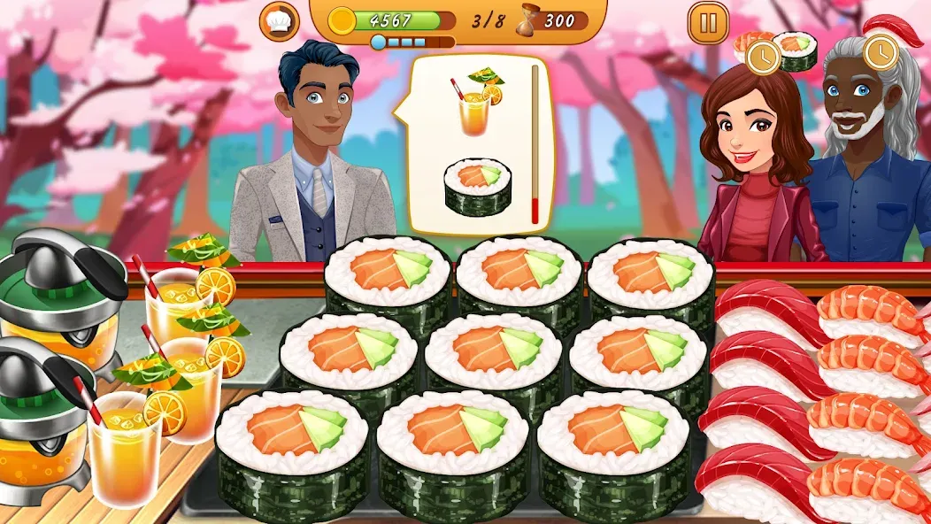 Cooking Team: Restaurant Games  [МОД Много монет] Screenshot 3